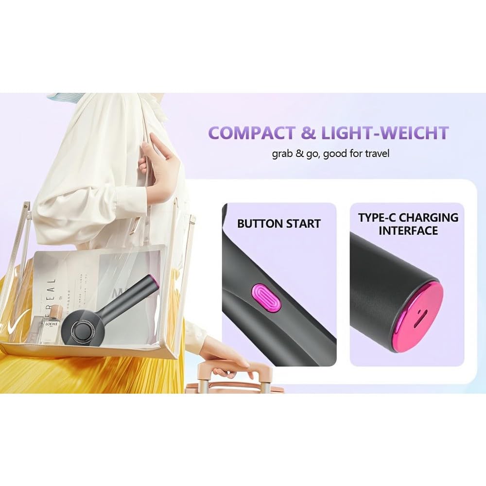 SYJYM Brosse de Massage électrique pour le Cuir chevelu 3 en 1 Batterie au Lithium polymère Rechargeable USB Outil de croissance profonde du Cuir chevelu Anti-Chute de cheveux