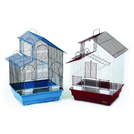 Prevue Hendryx House Style Bird Cage - Red