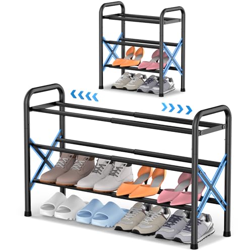 YEASHEIN 3-Tier Expandable X-Frame Rack