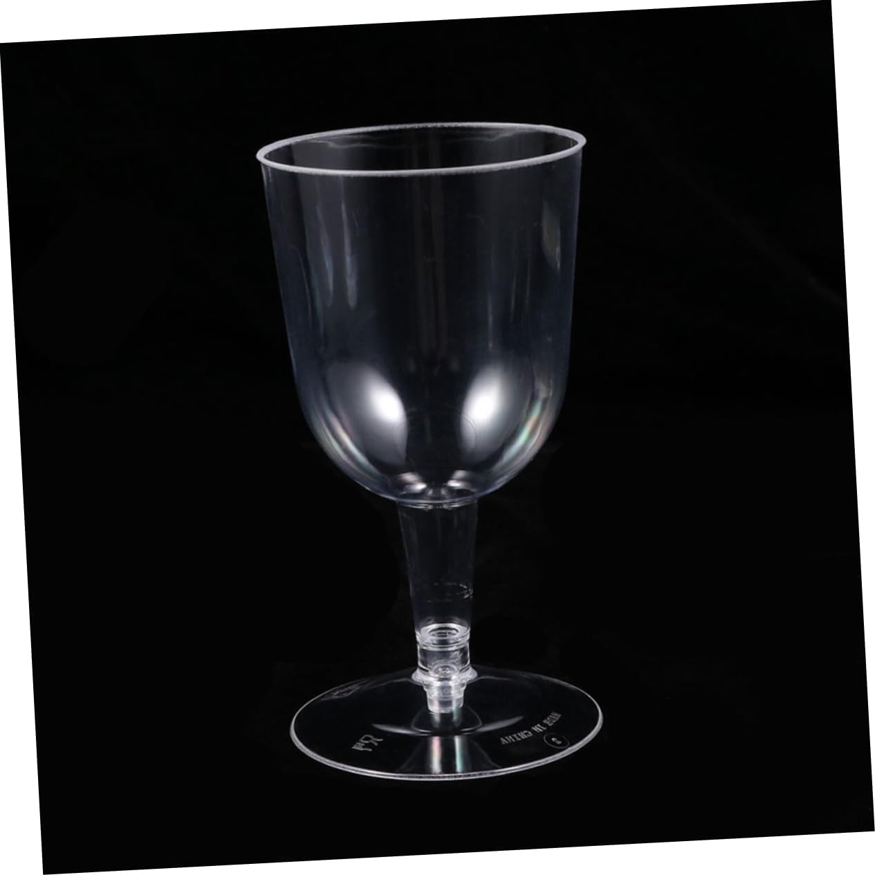 48pcs Plastic Wine Goblets Clear Reusable Cocktail Cups Unbreakable Drinkware for Parties Weddings and Restaurants Lightweight and Portable