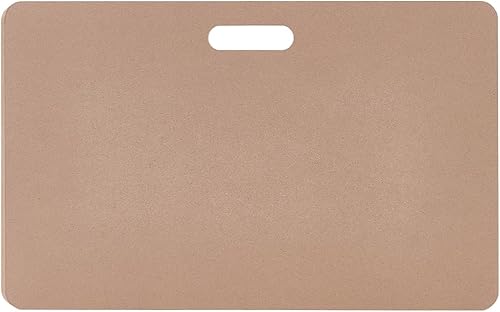 BENECREAT Tabla de cuña de arcilla portátil de 15.7 x 9.8 pulgadas, tablero de arcilla suave con mango integrado para cerámica, manualidades de
