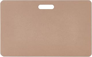 BENECREAT 15.7x9.8 inch Portable Clay Wedging Board, Soft Clay DIY Board with Built-in Handle for Ceramic, Clay Crafts, Hand DIY, Painting Board Pad, 12mm Thick