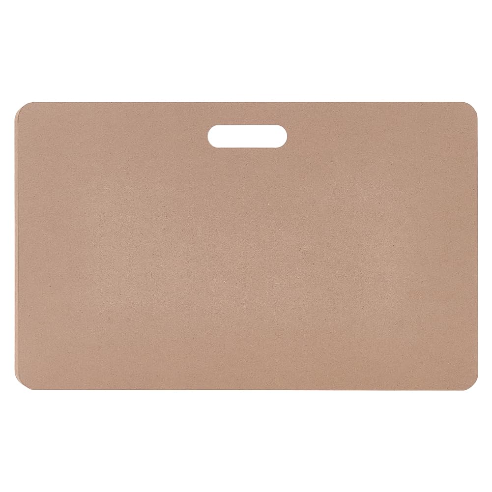BENECREAT 15.7x9.8 inch Portable Clay Wedging Board, Soft Clay DIY Board with Built-in Handle for Ceramic, Clay Crafts, Hand DIY, Painting Board Pad, 12mm Thick
