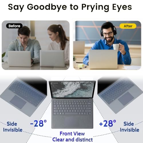 Écran de confidentialité Surface Laptop contre les reflets et regards indiscrets