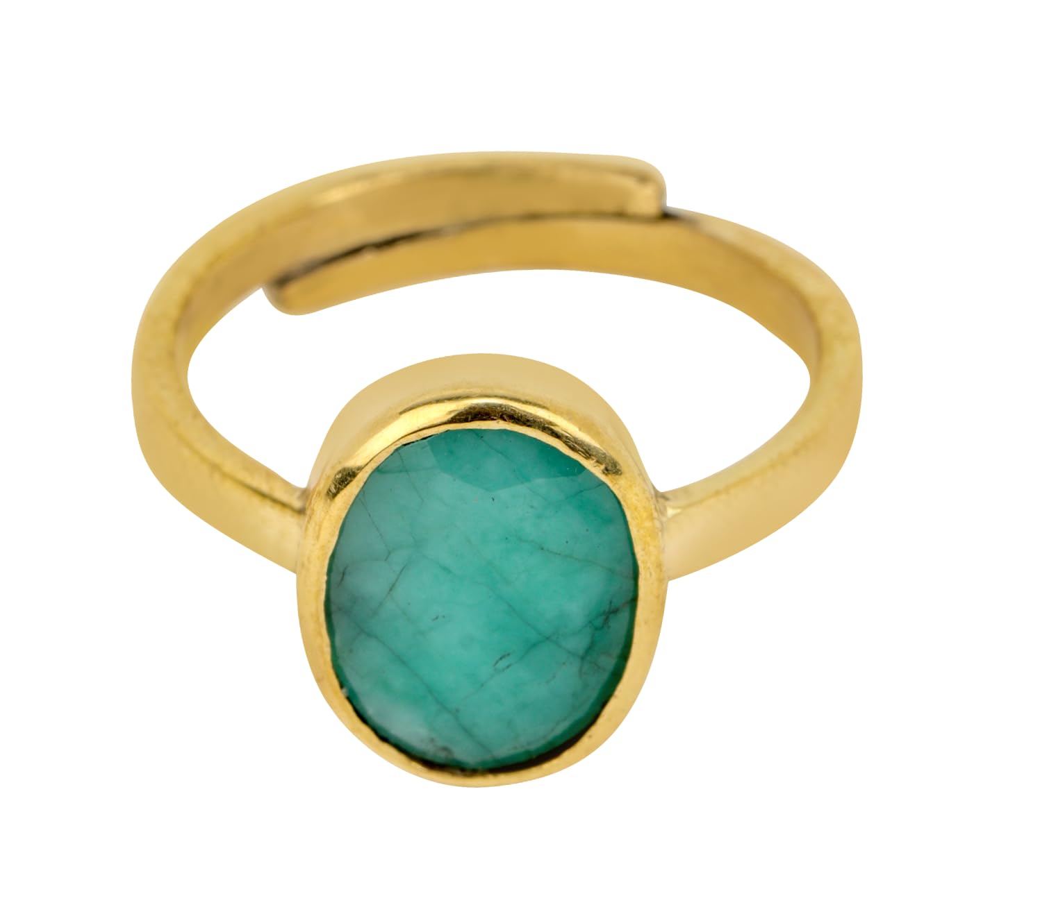 Studio Vaidik Emerald/Panna Ring 7.25 ratti