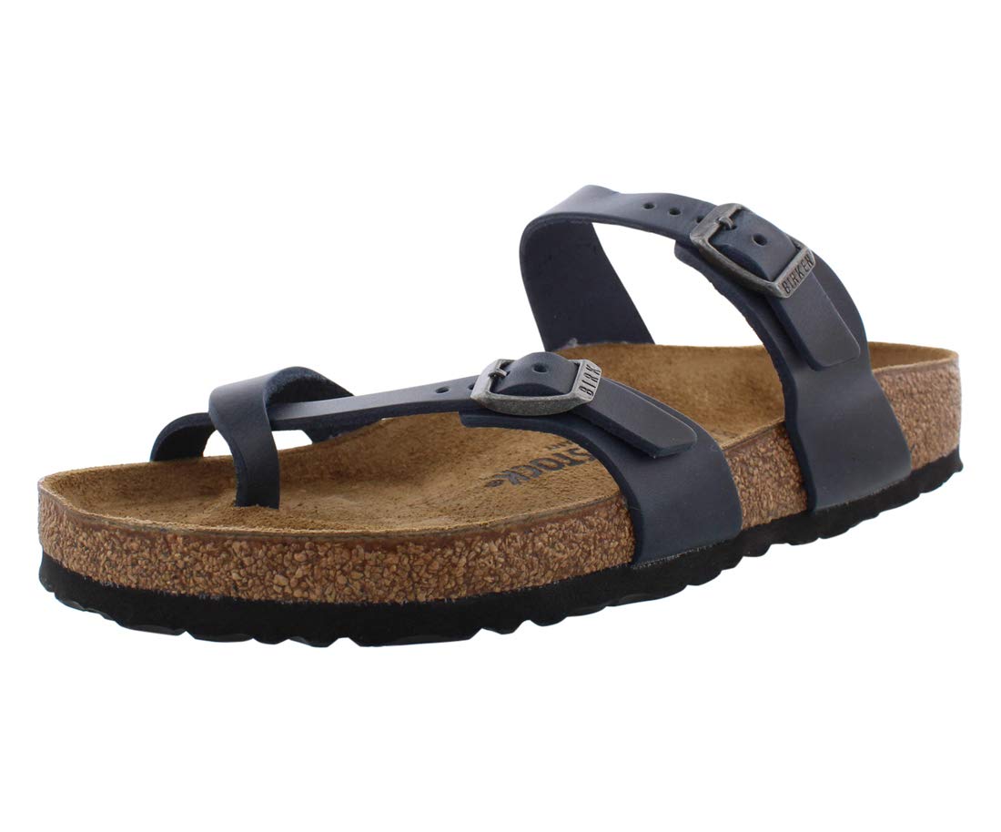 Birkenstock1019658141 Mayari- Blue Oil LTR R 41