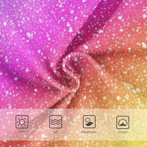 Funny Toddlers Underwear Floral 2t Cotton Panties Little Girl Rainbow Gradient Purple Pink Briefs Undies Kids3