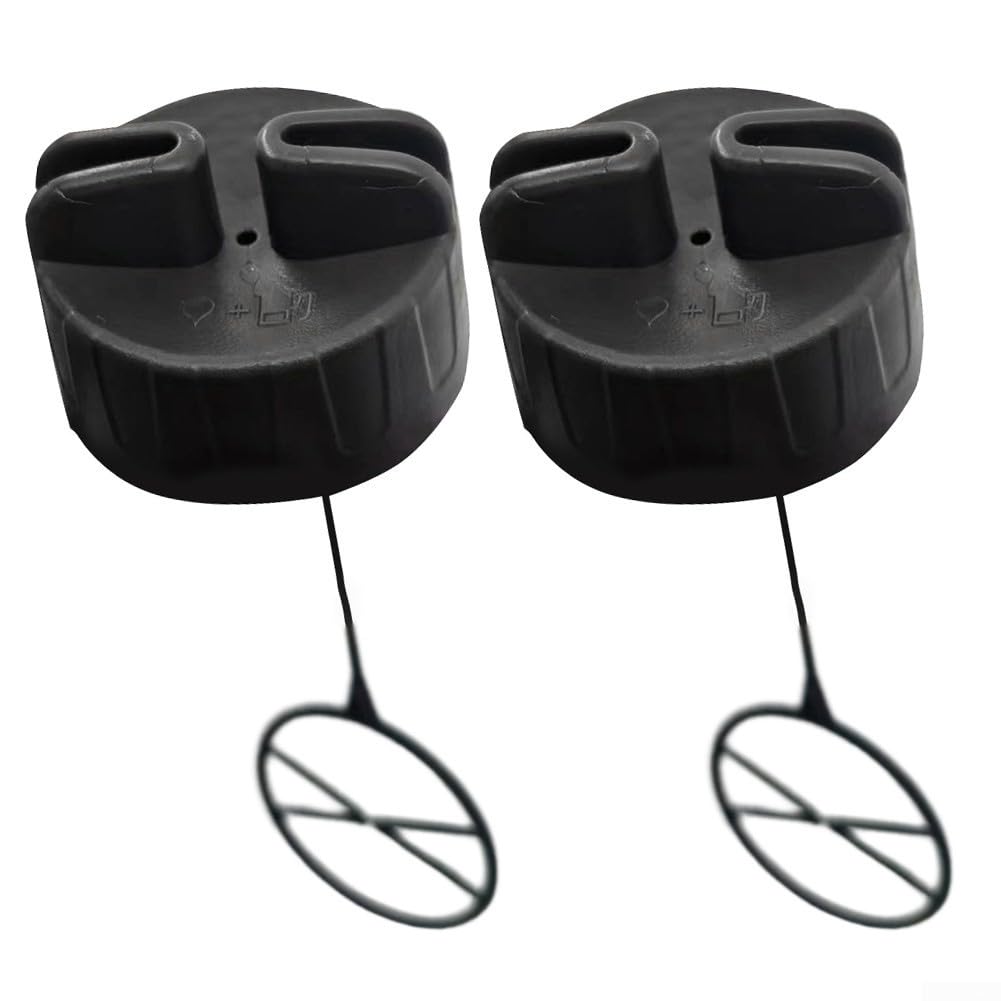 Fuel Tank Cover Assembly, 1 Pack or 2 Pack 530150350 for 125B 125R 128LD Lawn Mower Models Reliable Plastic Construction Secure Fit to Prevent Leaks Garden Equipment Maintenances(2pcs)