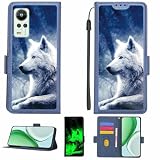 Kinetijy Custodia Comaptibile per Cubot Note 30 Case Custodia Cover Supporto Premium in PU[con Pellicola Protettiva HD con durezza 9H] [Blocco RFID][Effetto Luminoso Scuro] LPT-Lang