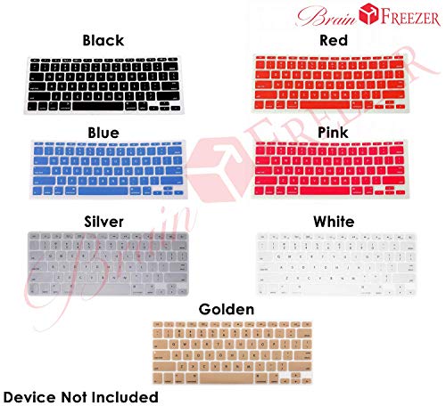 Image of Brain Freezer Premium Ultra Thin Keyboard Cover Protector for MacBook Air 13 inch A2179, A2337 M1 Chip (Year 2020+) (Pink)