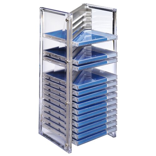 Hama Nexus 20 - Estantería combinada para 20 CDs y DVDs, Color Plateado