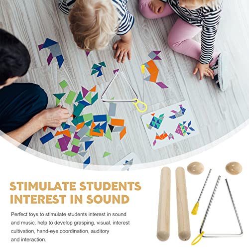 SUPVOX Conjunto De Instrumentos Musicais Infantis Kit De Instrumento De Percussão Manual Inclui Clav