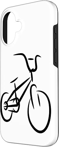 Vista 77 de iPhone 12 mini BMX Bike Drawing BMX Cyclist Bike Motocross Case
