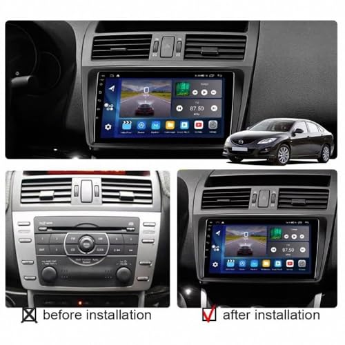 Pantalla táctil para Mazda 6 2007-2012 con función Mirror y Bluetooth 2