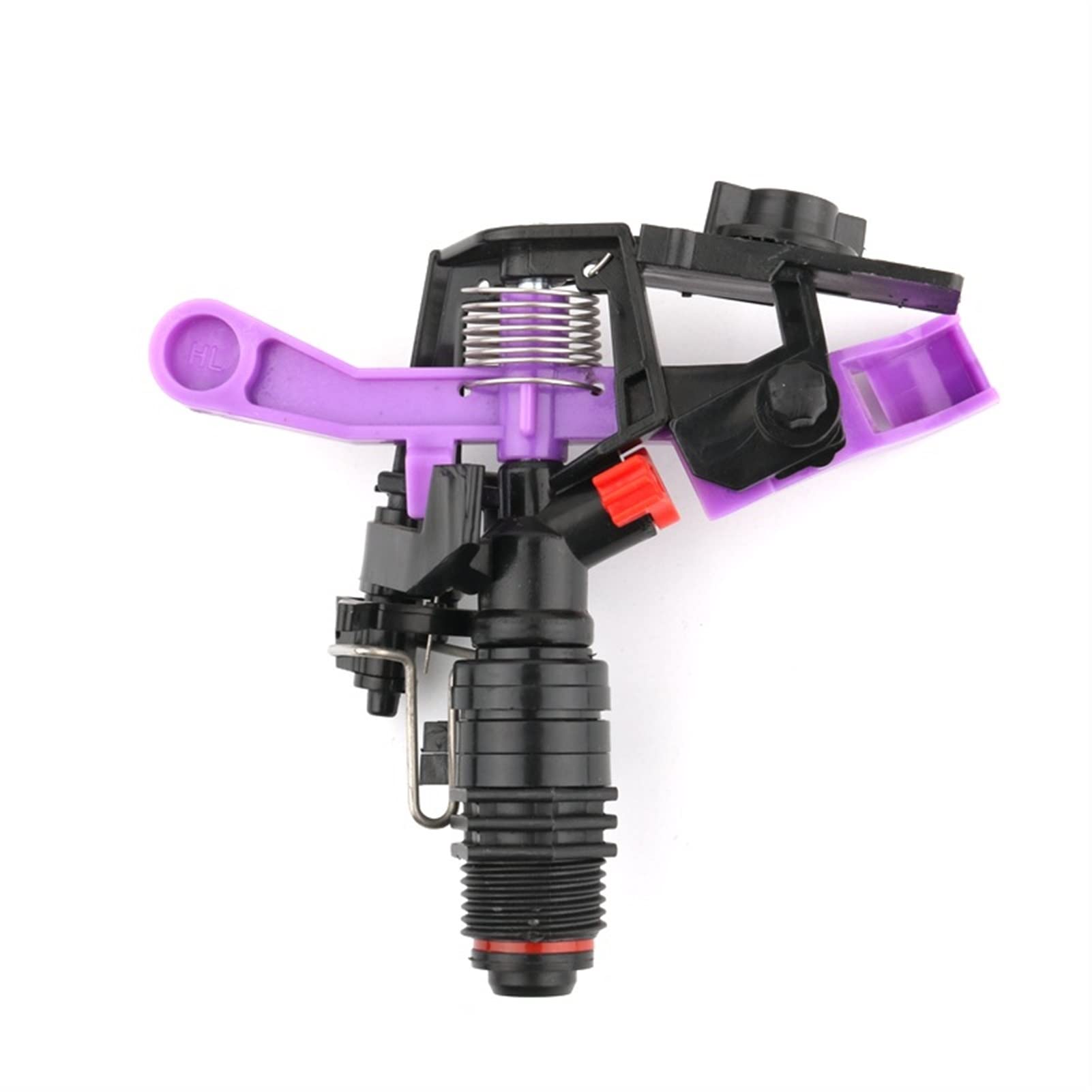 Gartensprinkler für Hof 1/2'' Außengewinde Wassersprinkler 360 Grad verstellbare pulsierende Sprinkler Große Flächenabdeckung Rasensprenger Farm Garden Bewässerungssystem