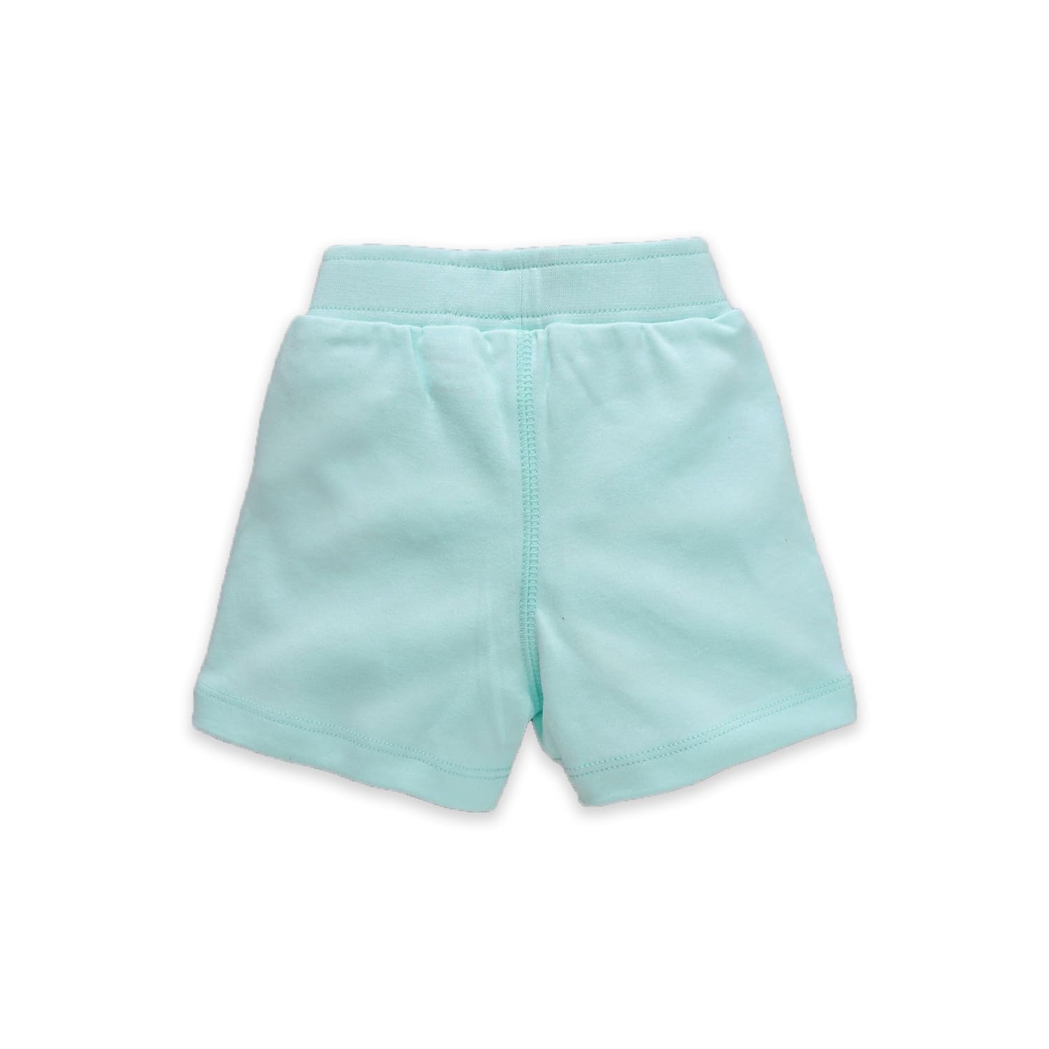 My Milestones Casual Cotton Shorts for Kids/Baby Girls - Pack of 2 (Pink/Aqua)(3 to 6 Months) - Image 4 thumbnail