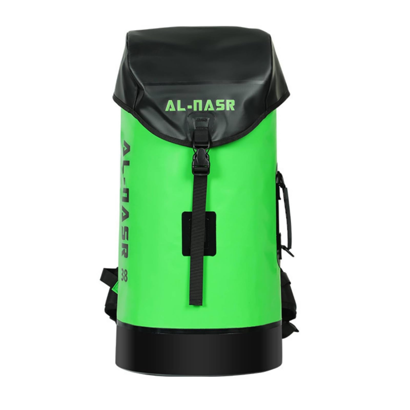 Baoblaze Zaino Impermeabile Borsa Stagna Sacca Asciutta Zaino Trekking Zaino Roll Cinghia Verticale con Fibbia E Base Rinforzata Adatto a Avventure Rugged, Array, Verde, 38L