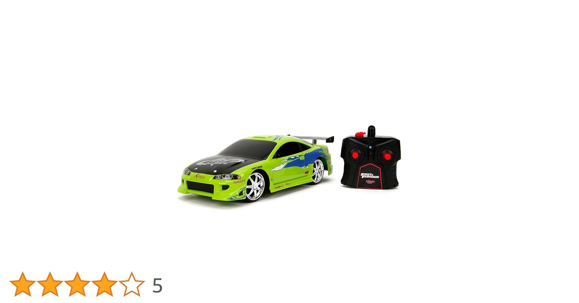 Mattel FAST&FURIOUS ECLIPCE 2台 Jada 1:24 Szybcy i wściekli - Mitsubishi Eclipse Briana