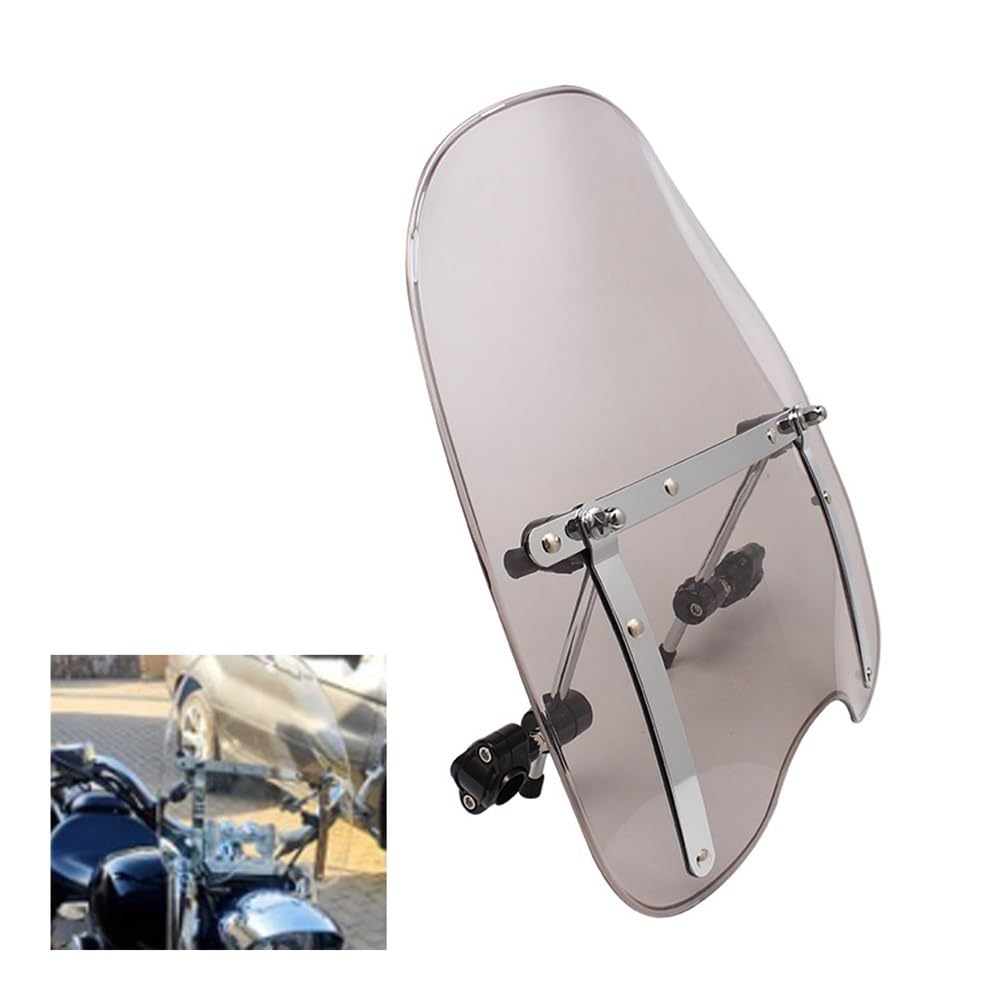 Parabrisas Universal para Motocicleta De 7/8" para 1" para Ace 750 para Aero para Spirit 1100 para Dyna Parabrisas