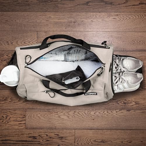 Image of Fitgriff Gym Bag for Men & Women with Shoe & Wet Compartment - Duffle Bag for Travel, Sports, Fitness & Workout
