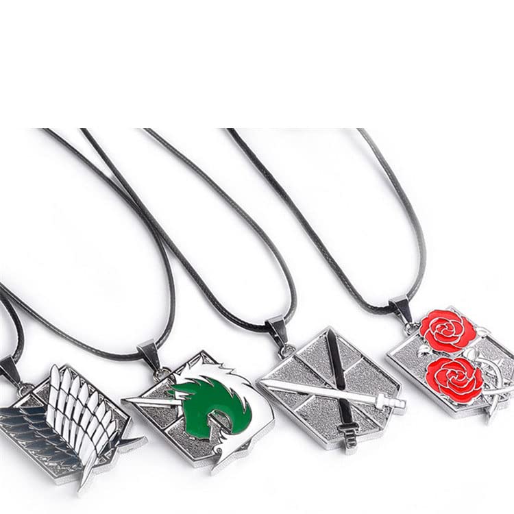 MOOI4PCS Attack on Titan Necklace
