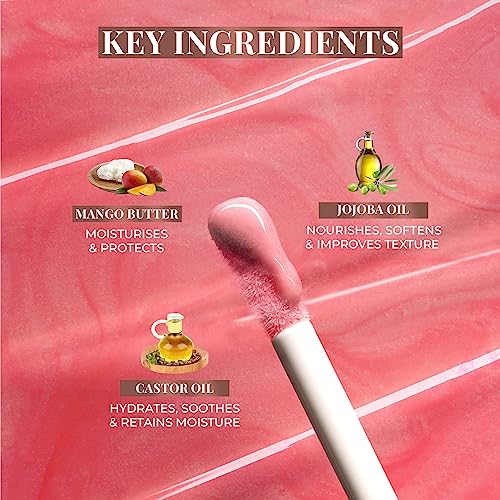 Just Herbs Serum Infused Lip Gloss for Women, Lightweight Non-Sticky High Glossy Moisturizing and Hydrating Lip Gloss 3 ml - Image 7