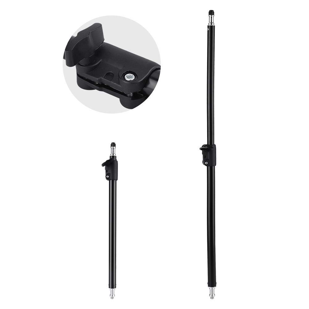 Topiky Studio Fotografico 45-74cm (18-29 Pollici) Asta di Estensione Regolabile Bastone Monopiede per Asta per Microfono a Luce Flash