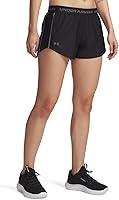 Under Armour Women's Tech Play Up Shorts 3" Inseam Low Rise with Pockets - Breathable Quick-Dry Activewear