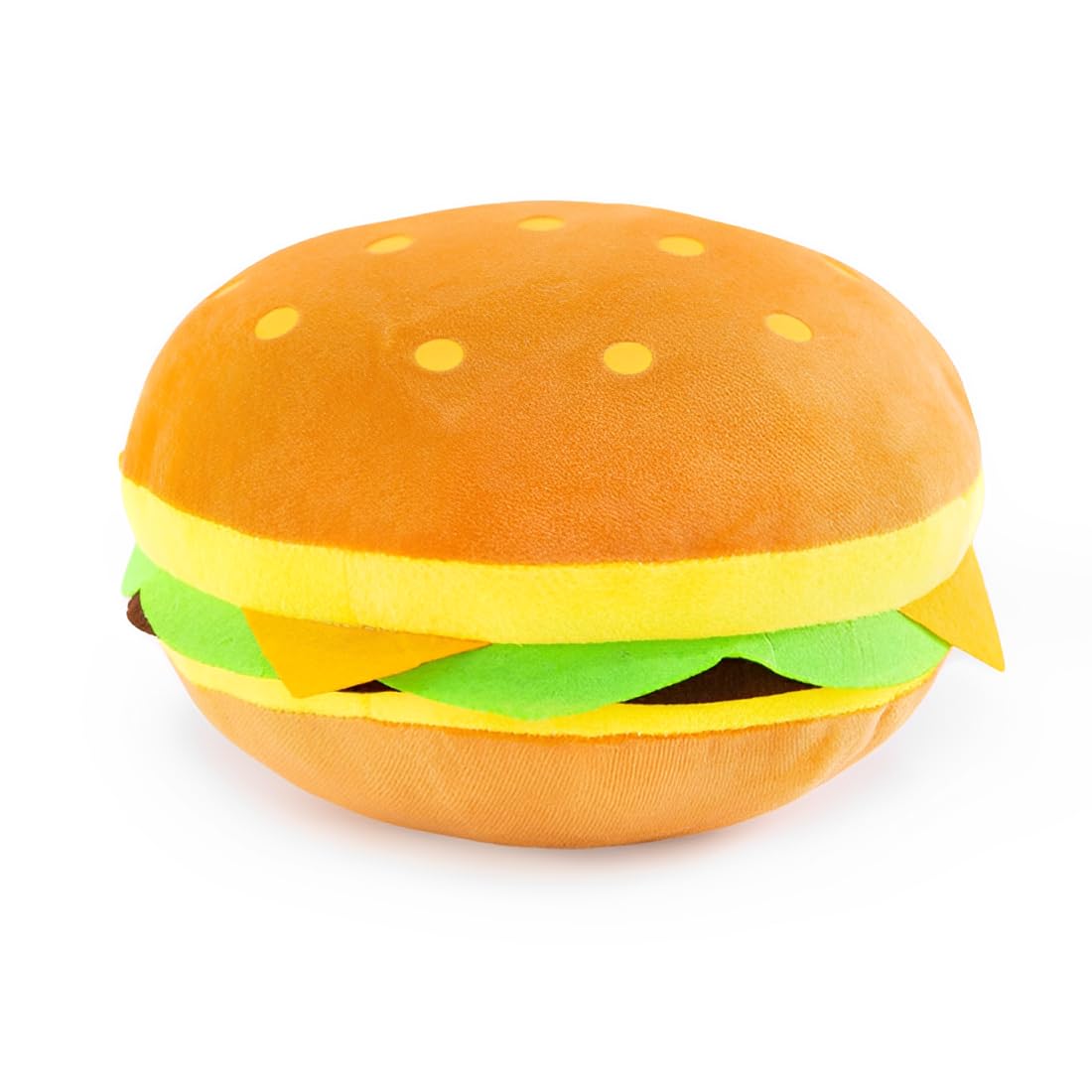JPORSHU Hamburger French Fries Plush Pillow，12 inches Food Plush Stuffed Pillow，Soft Sofa Cushion Plushie Toy，Cartoon Toy Pillow Gifts for Kids ﻿ (hamburger)