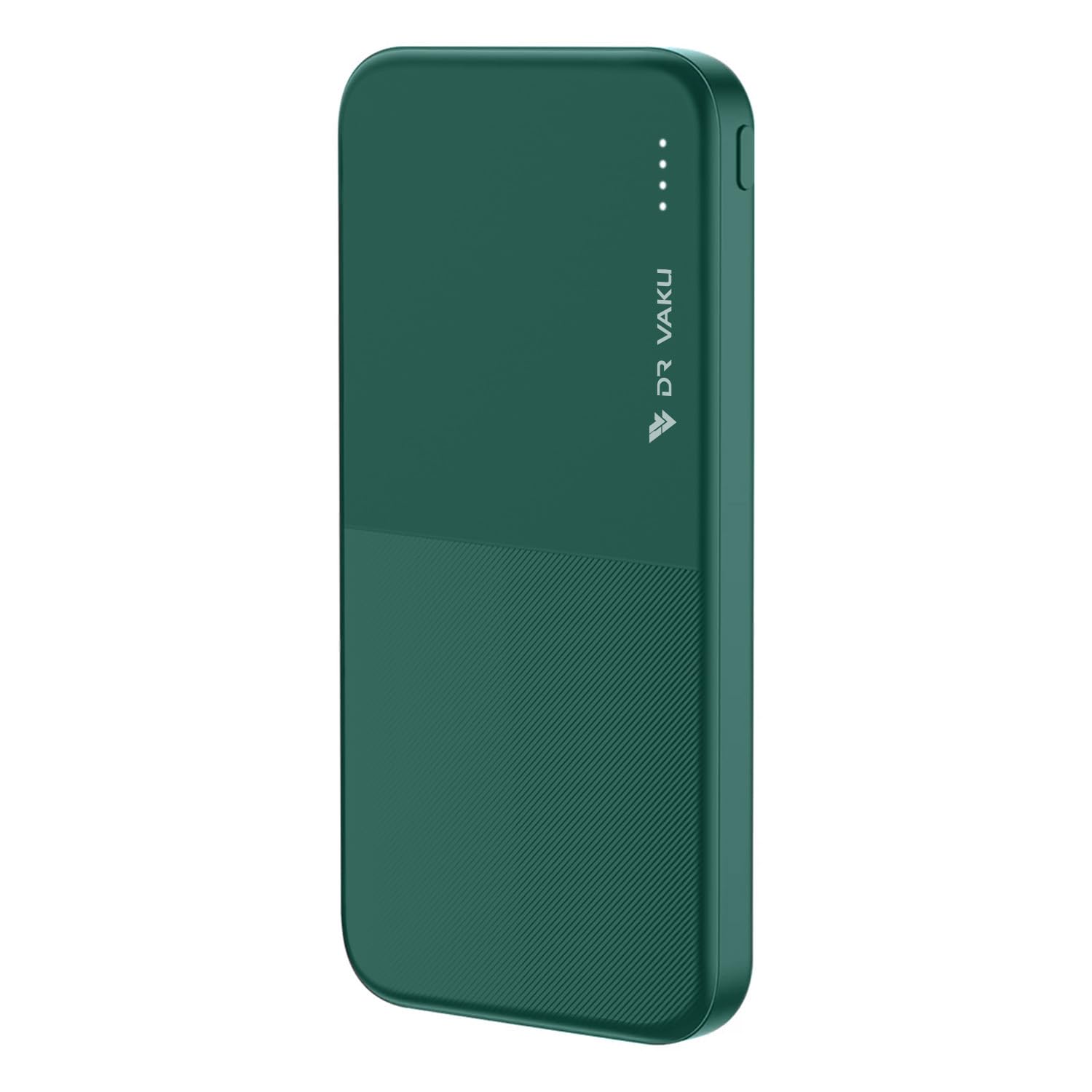10000mAh Power Bank Portable Slim Design with Dual USB Port Lithium Polymer Battery Compatible with iPhone, Samsung, OnePlus & All Smartphones- Green