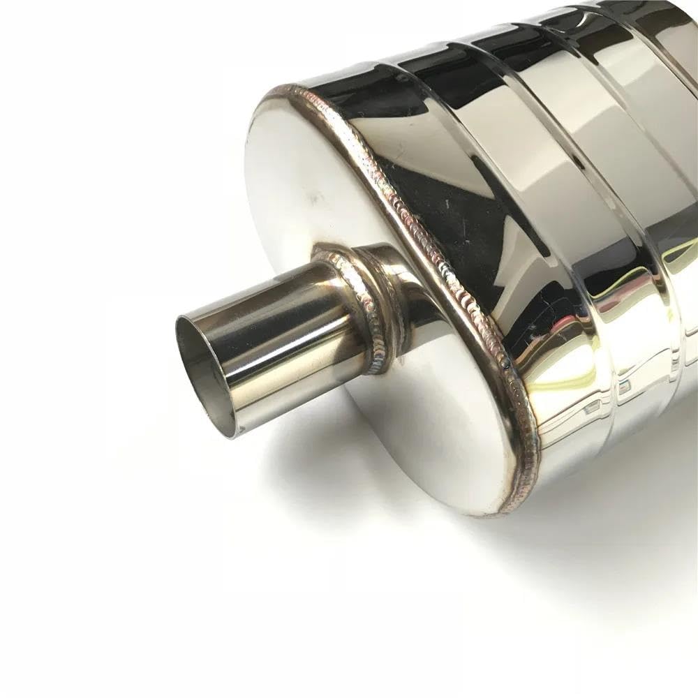 Terminales de Escape Tubo Escape con Válvula Bomba Vacío Silenciadores Variables Acero Inoxidable Universal 51Mm 63Mm Silenciador con Control Remoto Relieve Escape de Coche(76MM+Vacuum Pump)
