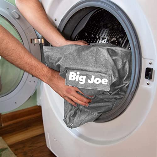 Big Joe Fuf Xxl Foam Filled Bean Bag Chair With Removable Cover, Fog Lenox, 6Ft Giant #TOP4