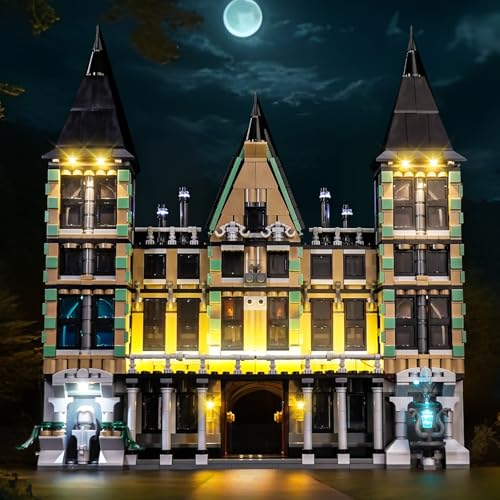 BRICKSHINING LED Lighting Compatible with Lego Malfoy Manor 76453, Light Kit Compatible with Lego 76453 Malfoy Manor, NOT Included The Model Set (Standard Version)