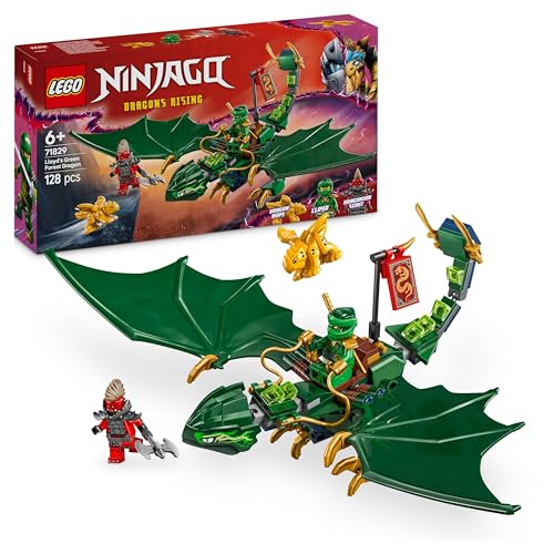 LEGO Ninjago Dragón Verde del Bosque de Lloyd de Juguete para