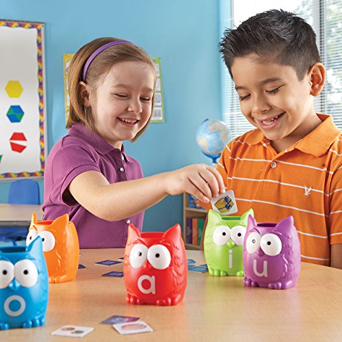 Learning Resources Vowel Owls Sorting Set, Word Recognition, Assorted Colors, Set of 6, Ages 5+ - Image 11