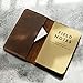 Leather Journal Cover for Moleskine Cahier Notebook Pocket size 3.5