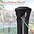BROSYDA Patio Heater Covers with Zipper and Storage Bag for Outdoor Heaters, Waterproof, Snow-Resistant, Dust-Proof Covers for Propane Patio Heater, Black (89'' Height x 33" Dome x 19" Base)