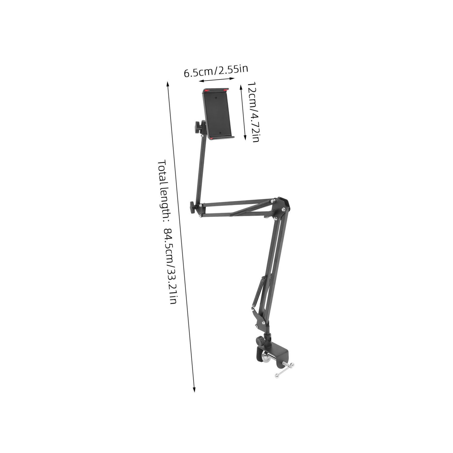 Soporte para Teléfono y Tableta Ajustable Soporte Plegable de Metal para Escritorio