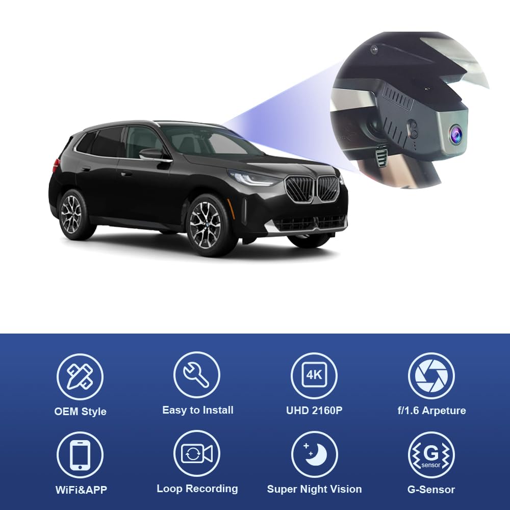 Amazon.co.jp: Fitcamx ドライブレコーダー BMW X3 専用 2025-2026年