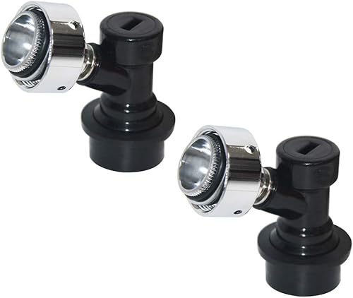 Adaptador de grifo de desconexión de barril de maíz LUCKEG Brand Ball Lock Desconexión de líquido con adaptador de grifo de barril de cerveza, 2