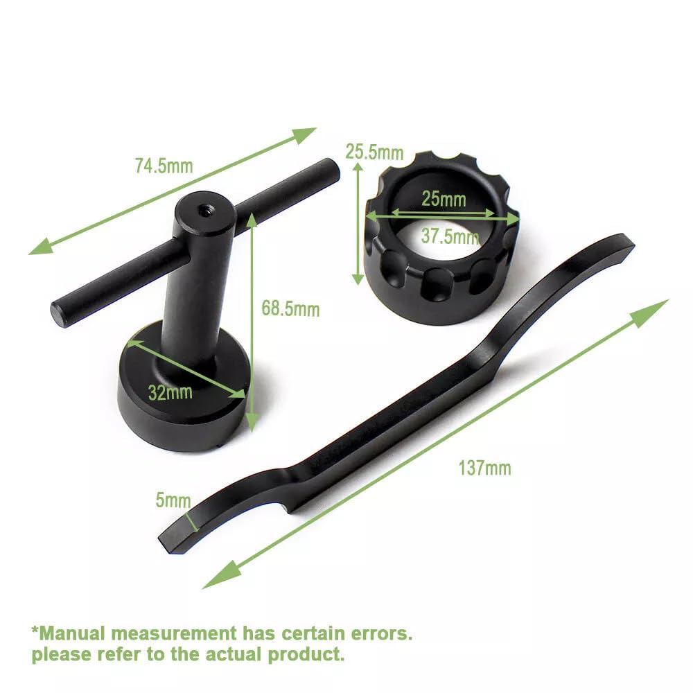 okyass Night Vision PVS-14 Disassembly Tool Set Removal and Installation Wrench for PVS14, BNVD1431, DTNVS, and ABMOD3 (Aluminum)