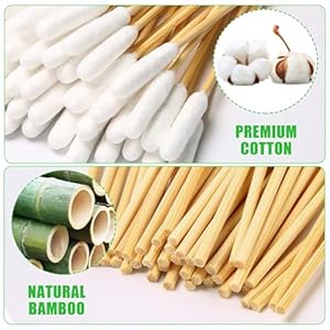 Dog Q Tips,200pcs-6 Inch,Large Cotton Swabs,Large Qtips,Ear Swabs for Dogs,Big Cotton Swabs,Dog Ear Cleaning Swabs,Long Q Tips for Dog Ears