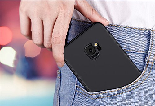Image of Silicone and TPU Anti-Slip Scratch Resistant Back Cover for Samsung Galaxy A6 Plus -2018(Black)
