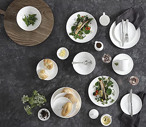 Maxwell & Williams Cashmere Dessert Bowls, Fine Bone China, Coupe Style, 15 Cm - White (4 Piece Set Of Pudding / Cereal Bowls) #TOP2