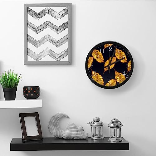 Horloge murale à quartz sans tic-tac à piles haute précision