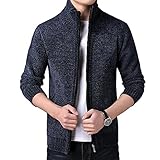 [Topsky] 冬服 メンズ カーディガン メンズ アウター 冬 裏起毛 タートルネック メンズ 冬用トップス カジュアル 暖かい フード付き厚手 無地 寒さ対策 ジャケット メンズ 防寒着