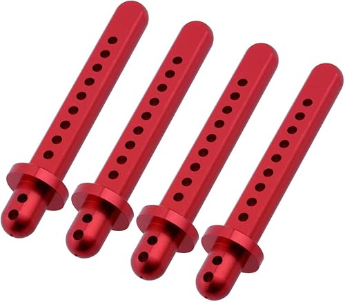 Miniatura 2 de HobbyPark Cuerpo de aluminio soportes poste con clips pasadores para AXIAL SCX10 1/10 RC Rock Crawler Opción Piezas