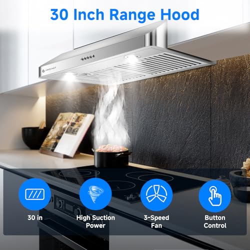 AMZCHEF Under Cabinet Range Hood 30 Inch - Image 3