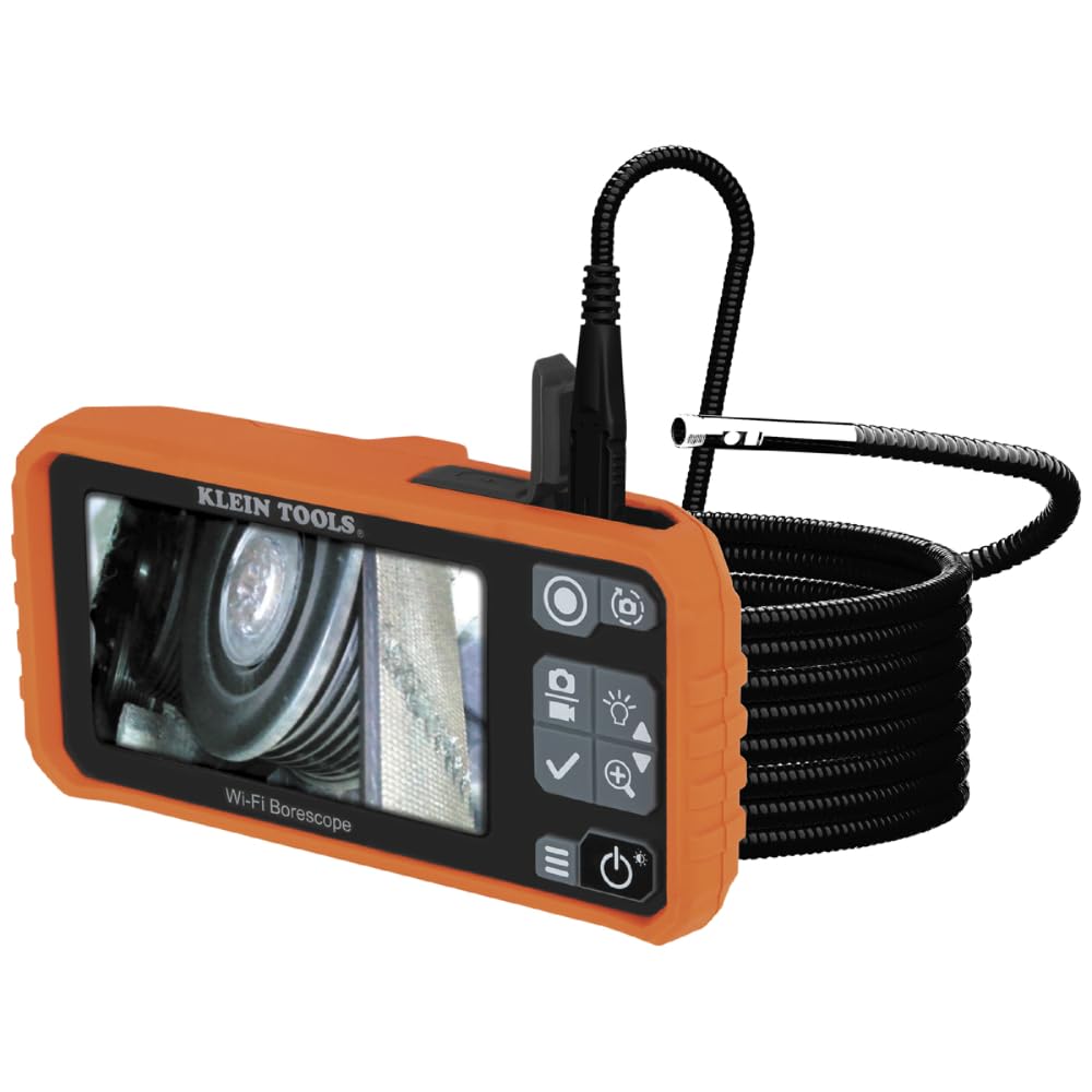 Klein Tools ET19 Wi-Fi Pro Borescope, 5.5 mm 9.8-Foot Armored Snake — Amazon image 13