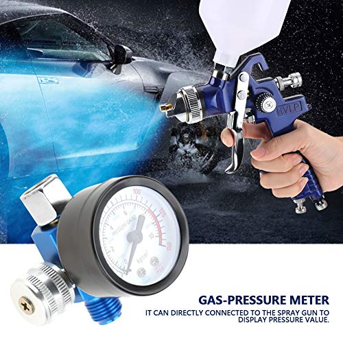 Luchtdrukregelaar, 1/4 "Spuitpistool Luchtdrukregelaar Drukmeter Pneumatisch Gereedschap Accessoire - Image 6